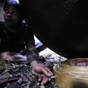 Officials destroy safrole oil stills